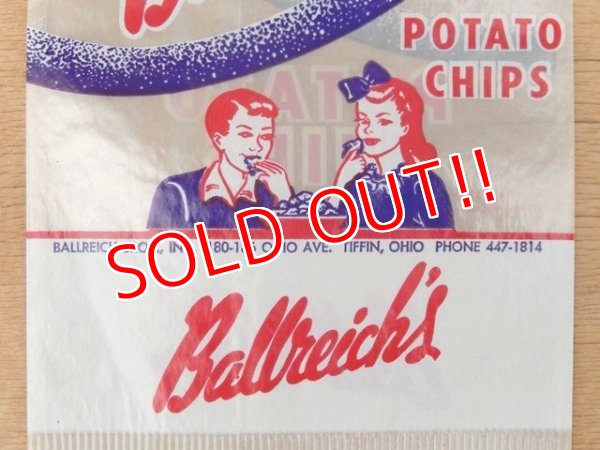 画像3: dp-160401-39 Ballreich / Vintage Potato Chips Bag 