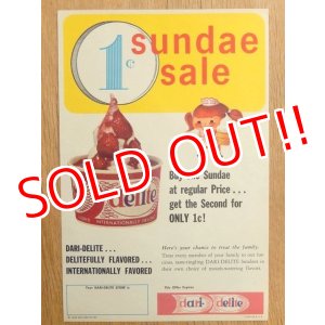 画像: dp-160401-50 dari-delite / 60's AD "Sundae Sale"