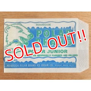 画像: dp-160401-43 Polor Brand Ice Cream / Polar Jinior Vintage Paper Bag