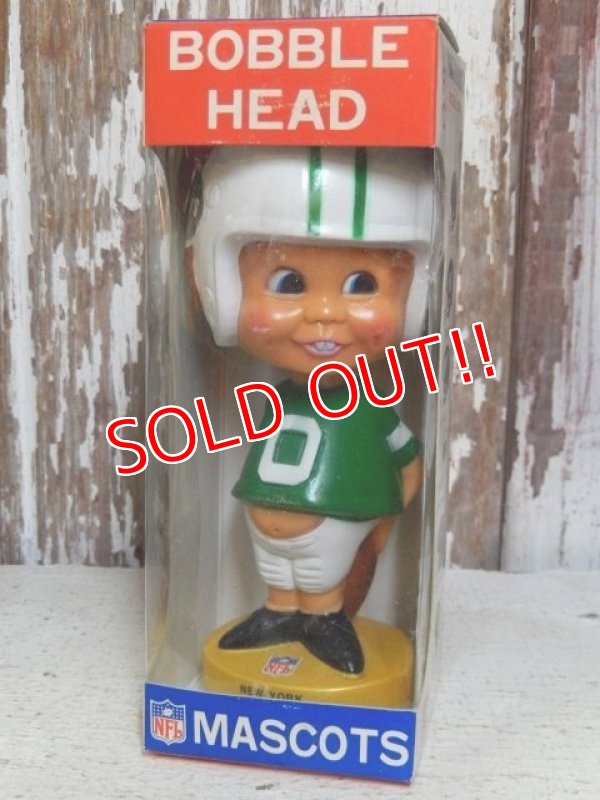 画像1: ct-160309-55 NFL 70's Bobble Head "New York Jets"