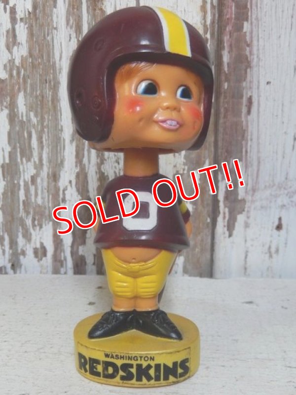 画像1: ct-160309-55 NFL 70's Bobble Head "Washington Redskins"