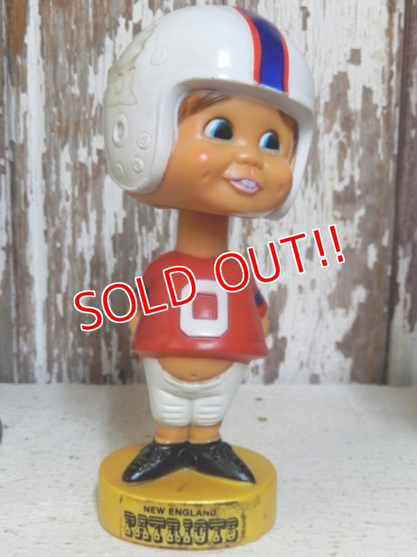 画像1: ct-160309-55 NFL 70's Bobble Head "New England Patriots"