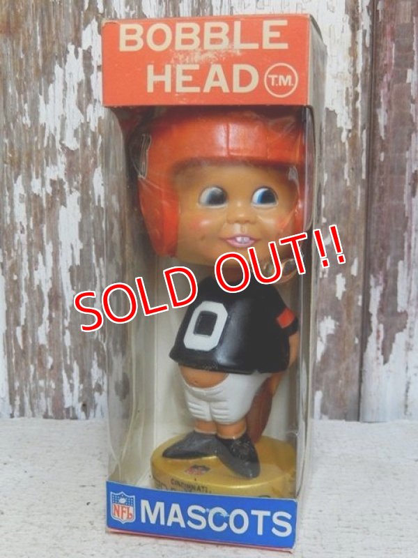 画像1: ct-160309-55 NFL 70's Bobble Head "Cincinnati Bengals"