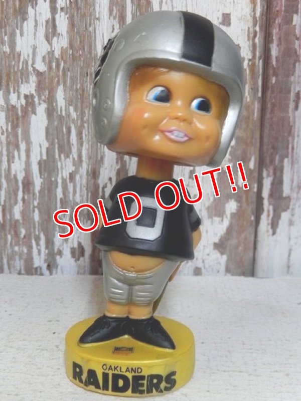 画像1: ct-160309-55 NFL 70's Bobble Head "Oakland Raiders"