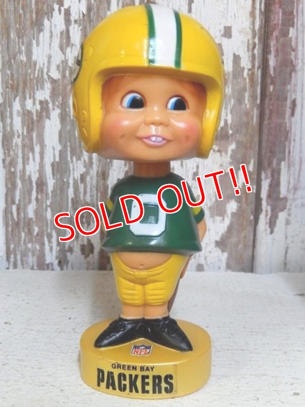 画像1: ct-160309-55 NFL 70's Bobble Head "Green Bay Packers"