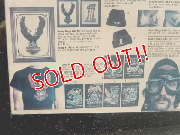 画像4: dp-160401-24 Harley Davidson / 70's AD