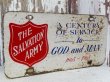 画像1: dp-160409-03 THE SALVATION ARMY / 60's Sign Plate