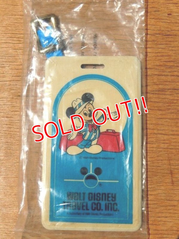 画像2: ct-160409-20 Mickey Mouse / 70's Luggage Tag