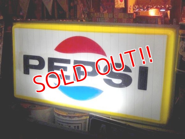 画像1: dp-160501-01 PEPSI / 60's Light Up Sign