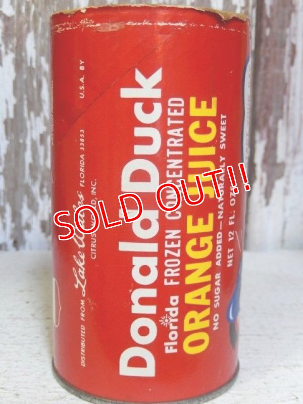 画像4: ct-150217-17 Donald Duck / 60's-70's 12fl oz.Orange Juice Can