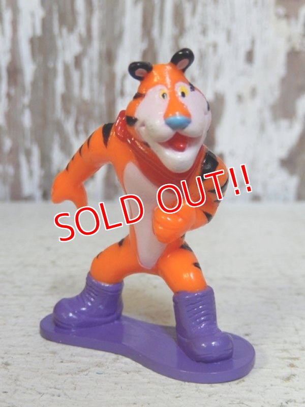 画像1: ct-160409-32 Kellogg's Tony the Tiger / 90's PVC "Snowboard"