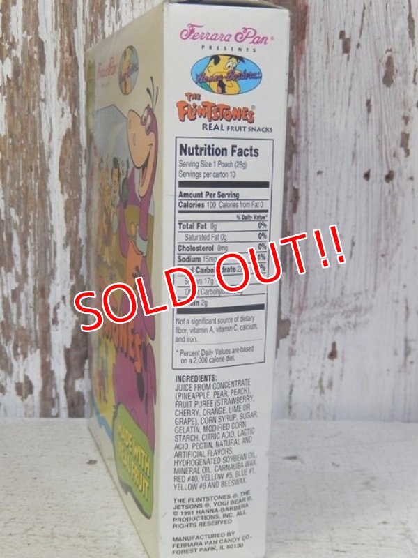 画像6: ct-120523-90 The Flintstones / 1991 Real Fruit Snacks Box