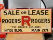 画像1: dp-160120-02 ROGERS & ROGERS / Vintage Wooden Sign