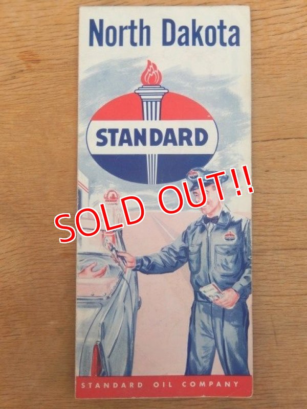 画像1: dp-160501-22 STANDARD / 50's Road Map "North Dakota"