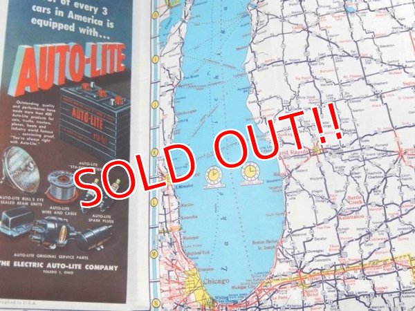 画像4: dp-160501-22 AAA / 50's Road Map "Northeastern STATES"