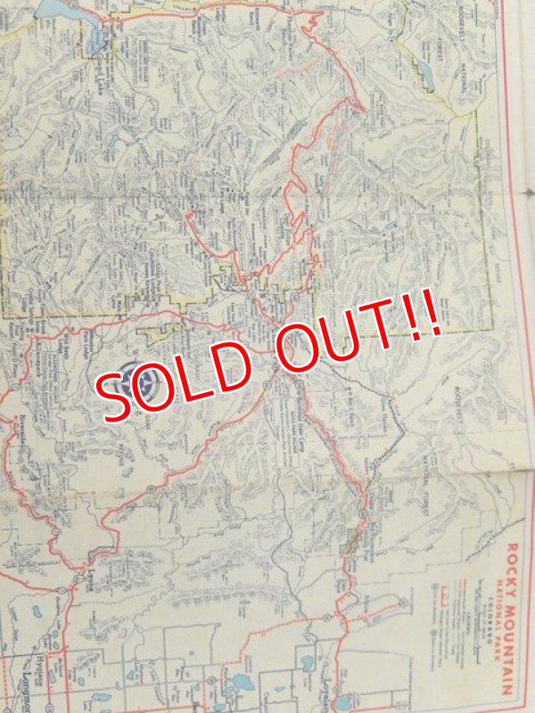 画像6: dp-160501-22 Chevron / 40's Road Map "COLORADO"