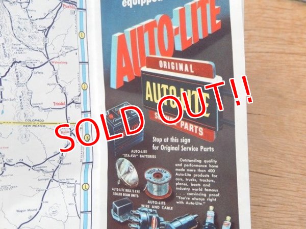 画像5: dp-160501-22 AAA / 50's Road Map "Southwestern STATES"