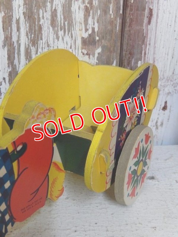 画像8: ct-160512-10 Dolly Toy / 60's Easter Bunny Cart