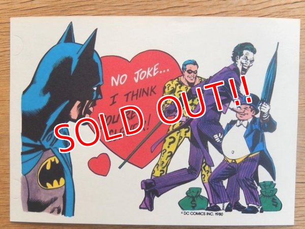 画像1: ct-160512-01 Batman & Villains / 80's Greeting Card