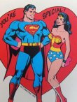 画像2: ct-160512-01 Superman & Wonder Woman / 80's Greeting Card