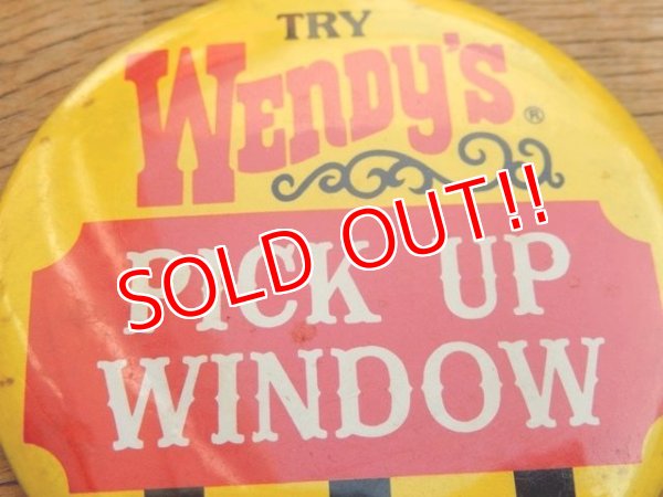 画像2: ct-160601-08  Wendy's / Vintage Pinback