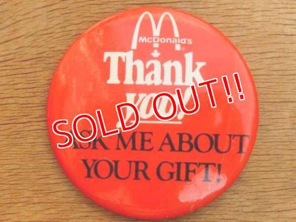 画像1: ct-160601-09 McDonald's CANADA / Vintage Pinback