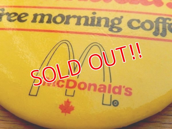 画像2: ct-160601-11 McDonald's CANADA / Vintage Pinback