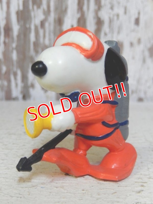 画像1: ct-160601-22 Snoopy / Schleich 80's PVC "Scuba"