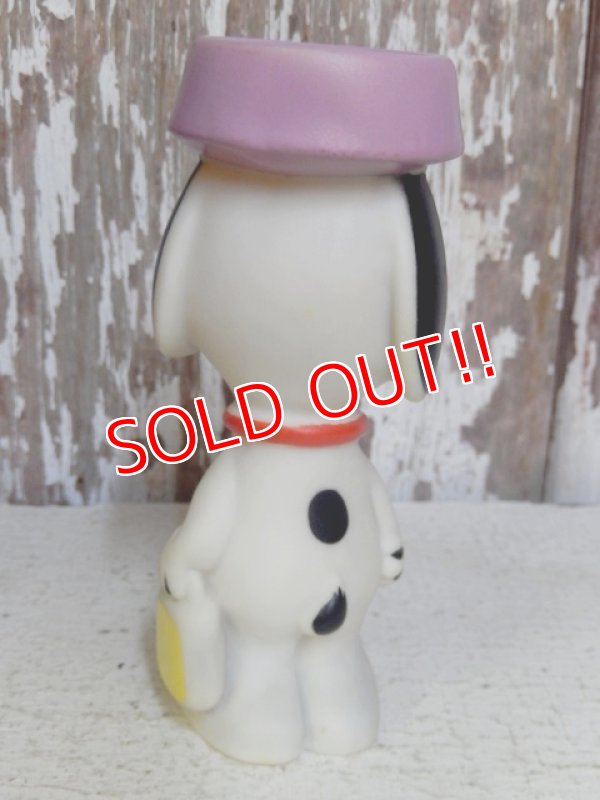 画像4: ct-160601-23 Snoopy / 80's Vinyl Squeak Toy "Snoopy & Woodstock"