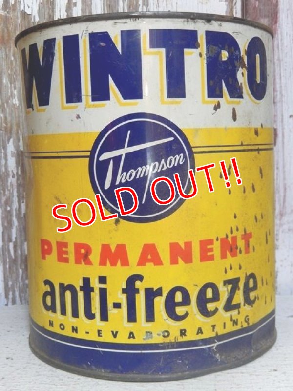 画像1: dp-160601-09 WINTRO Anti-Freeze / Vintage Motor Oil Can