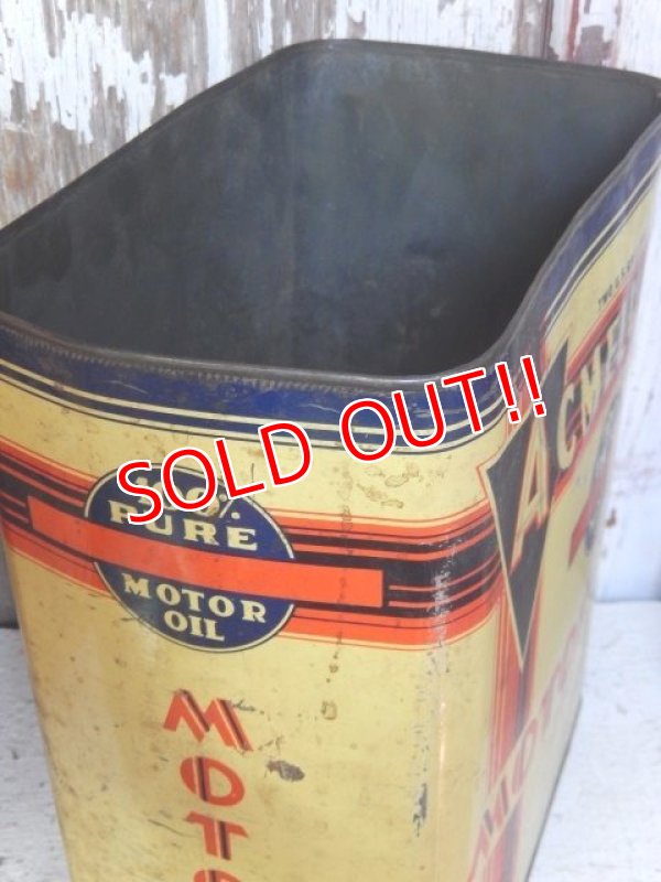 画像5: dp-160601-15 ACMELUBE / Vintage Motor Oil Can