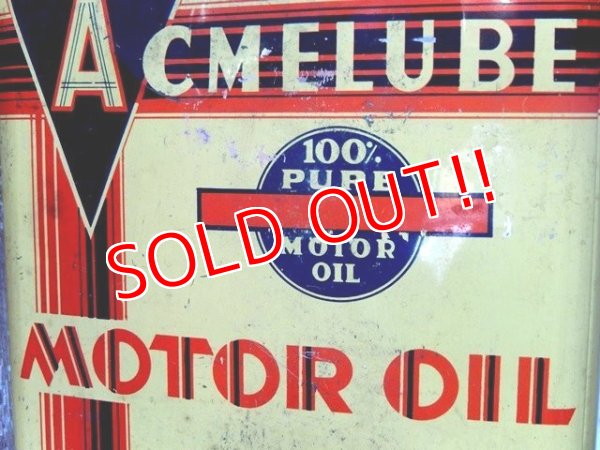 画像4: dp-160601-15 ACMELUBE / Vintage Motor Oil Can
