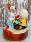 画像1: ct-160603-21 Snoopy & Charlie Brown / Schmid 80's Musical Box