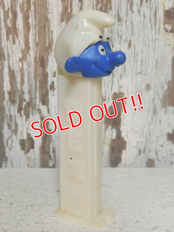 画像3: pz-130917-04 Smurf / 80's PEZ Dispenser "Thin feet White Stem"