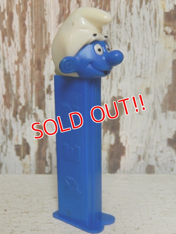 画像3: pz-130917-04 Smurf / 80's PEZ Dispenser "Thin feet Blue Stem"