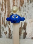 画像2: pz-130917-04 Smurf / 80's PEZ Dispenser "Thin feet White Stem"