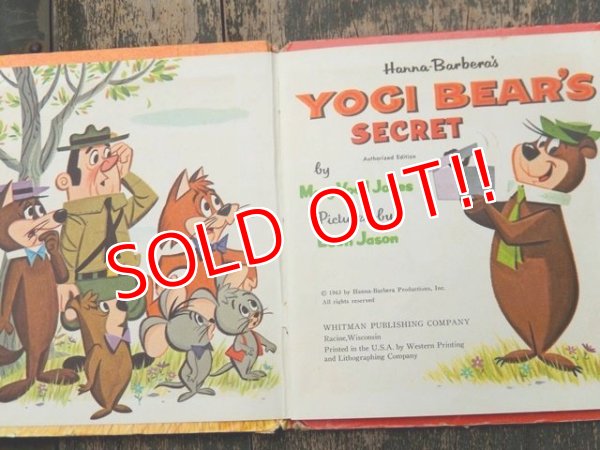画像2: bk-160615-05 Yogi Bear / Whitman 60's Picture Book