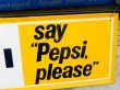 画像3: dp-160615-02 Pepsi / 60's Say "Pepsi please" Metal Sign