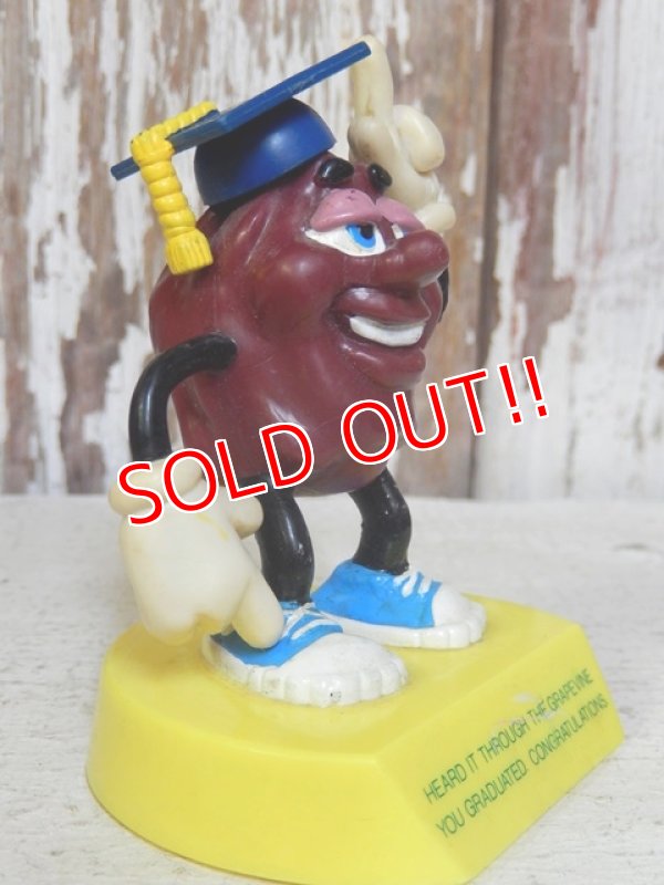 画像3: ct-160615-19 California Raisins / 1988 PVC "The Graduates Justin X. Grape"