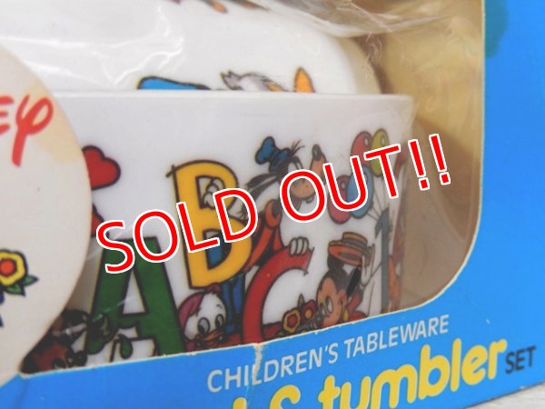 画像4: ct-160615-06 Walt Disney's / Eagle 80's Plastic Bowl Tumbler Set