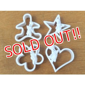 画像: ct-160701-01 Pillsbury / Poppin Fresh 90's Plastic Cookie Cutter set