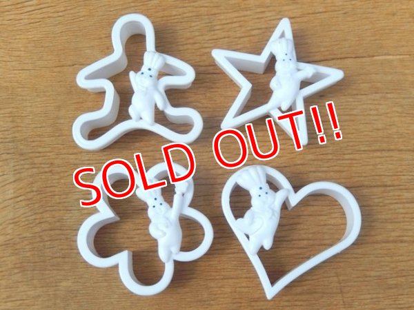 画像1: ct-160701-01 Pillsbury / Poppin Fresh 90's Plastic Cookie Cutter set