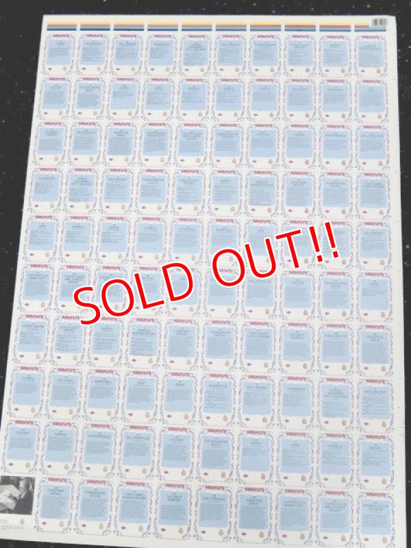 画像6: ct-160615-17 PEANUTS / 70's Uncut Trading Cards Poster