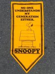 画像1: ct-160712-15 PEANUTS / 70's Banner "Snoopy"