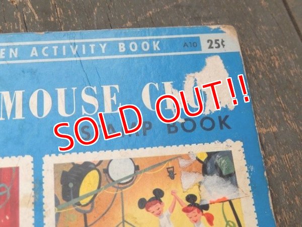 画像2: bk-160706-14 Walt Disney's Mickey MouseClub / 50's Stamp Book