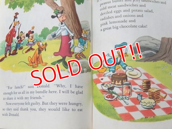 画像5: bk-160706-16 Mickey Mouse's Picnic / 80's Little Golden Book