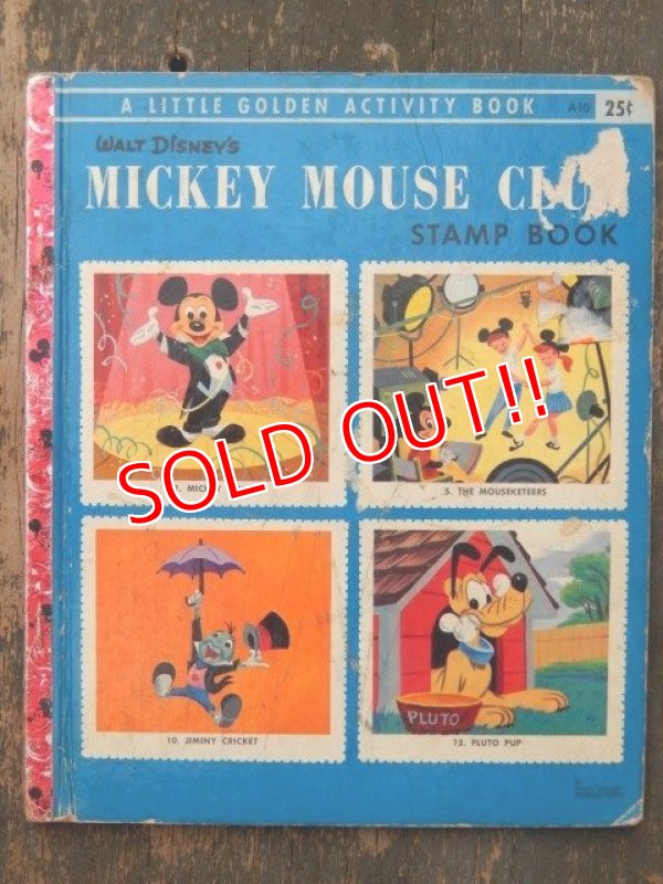 画像1: bk-160706-14 Walt Disney's Mickey MouseClub / 50's Stamp Book