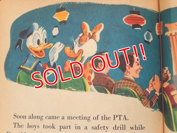 画像6: bk-160706-13 Donald Duck Prize Driver / 50's Picture Book