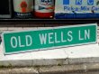 画像1: dp-160801-05 Road Sign / OLD WELLS LN