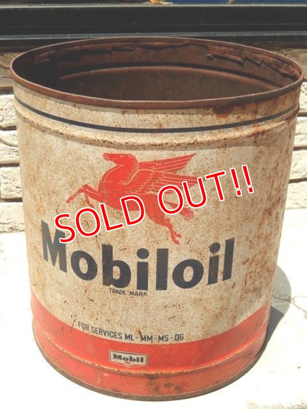 画像1: dp-160801-02 Mobiloil / 50's 5 gallon oil can